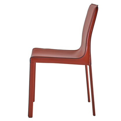 New Pacific Direct Gervin Recycled Leather Chair, (Set of 2)  - 448233R-49