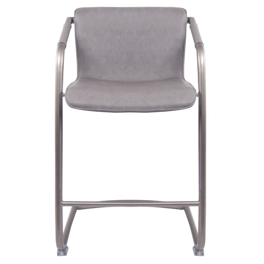 New Pacific Direct Indy PU Leather Counter Stool, (Set of 2)  - 1060004-216