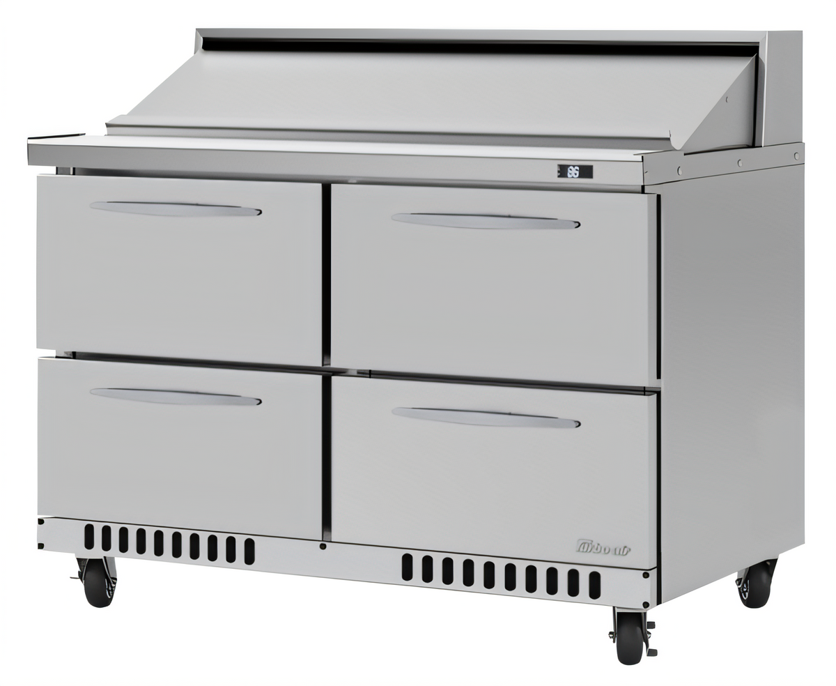 Turbo Air PST-48-D4-FB-N PRO Prep Tables - PST-48-D4-FB-N