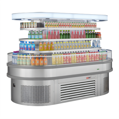 Turbo Air TIOM-48RSRS-N PRO Countertop Refrigerated Display Cases - TIOM-48RSRS-N
