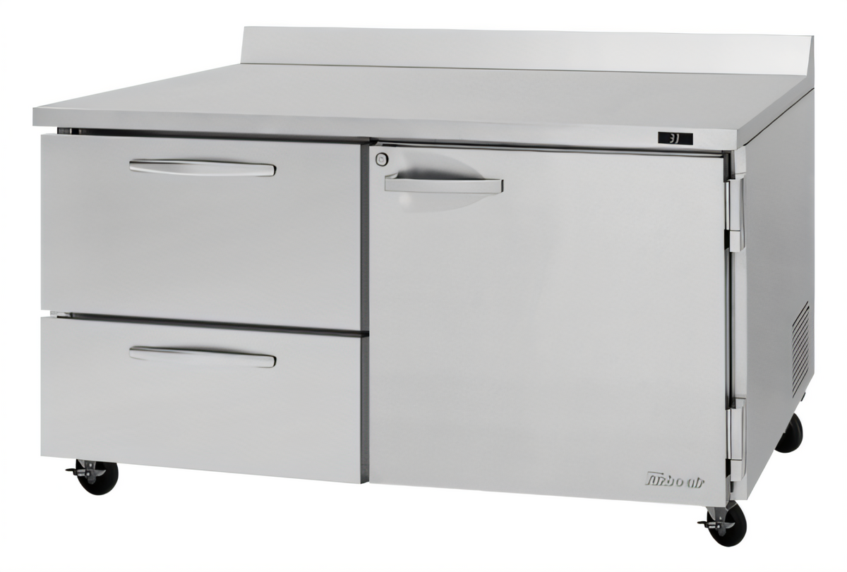 Turbo Air PWR-60-D2R(L)-N PRO Worktop Refrigerators - PWR-60-D2R(L)-N