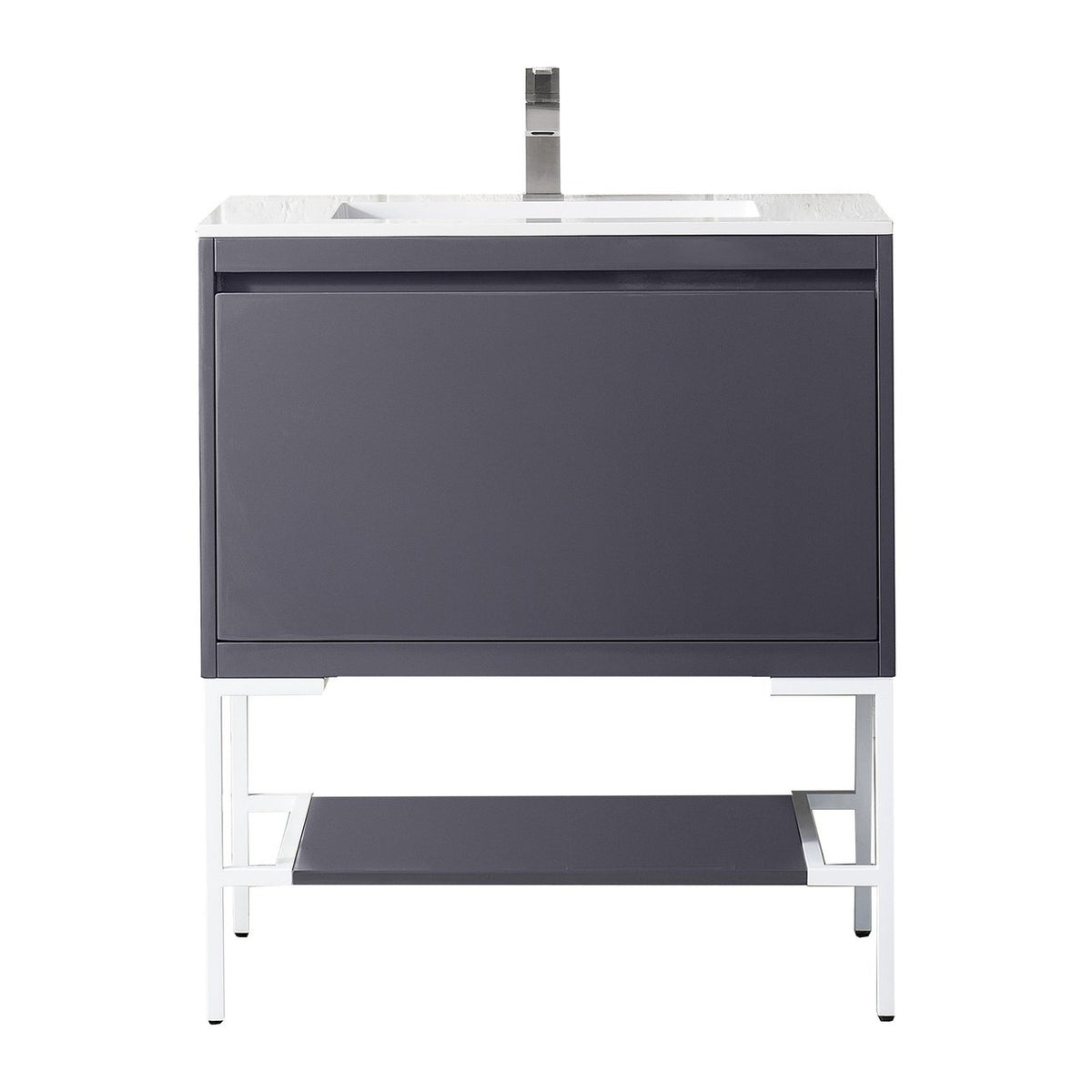 James Martin Vanities Milan 31.5" Single Vanity Cabinet - 801V31.5GWRGDCHB