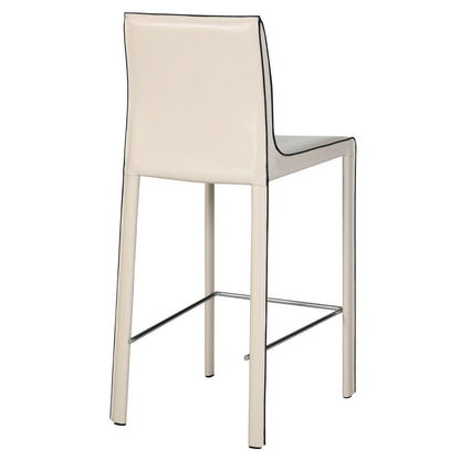 New Pacific Direct Gervin Recycled Leather Counter Stool, (Set of 2) -  448526R-98