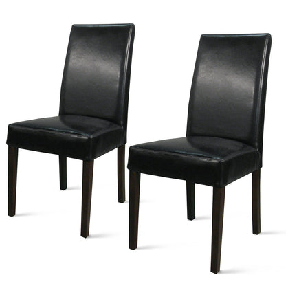 New Pacific Direct Hartford Bicast Leather Dining Chair, (Set of 2)  - 198140-23