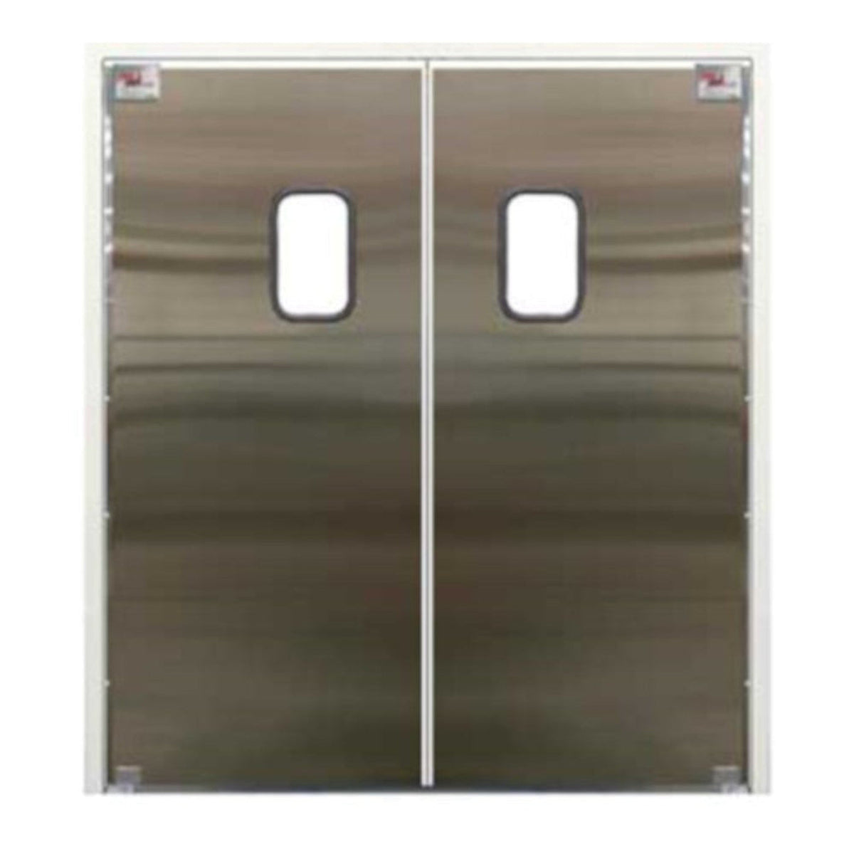 Curtron SPD-30-SS-DBL-7284 72" x 84" Service-Pro Series 30 Double Swing Door - CUSPD30SSDBL7284