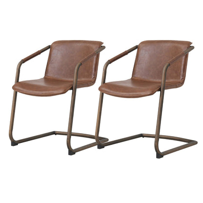 New Pacific Direct Indy PU Side Chair, (Set of 2) -  1060007-215