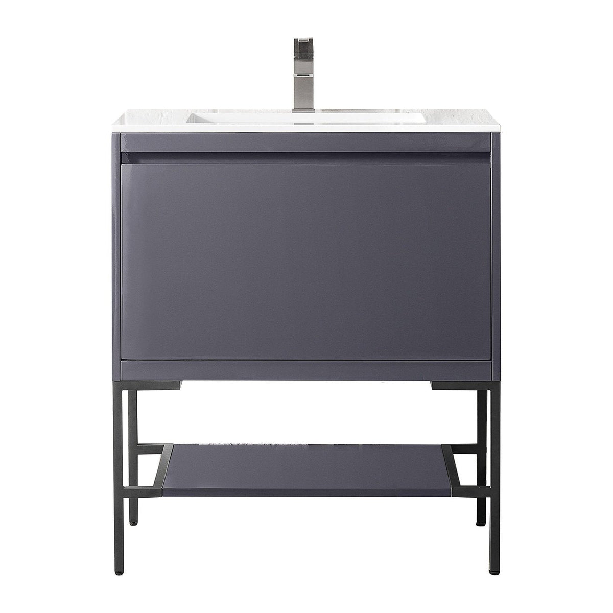 James Martin Vanities Milan 31.5" Single Vanity Cabinet - 801V31.5GWRGDCHB