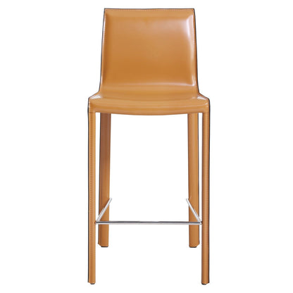 New Pacific Direct Gervin Recycled Leather Counter Stool, (Set of 2) -  448526R-29